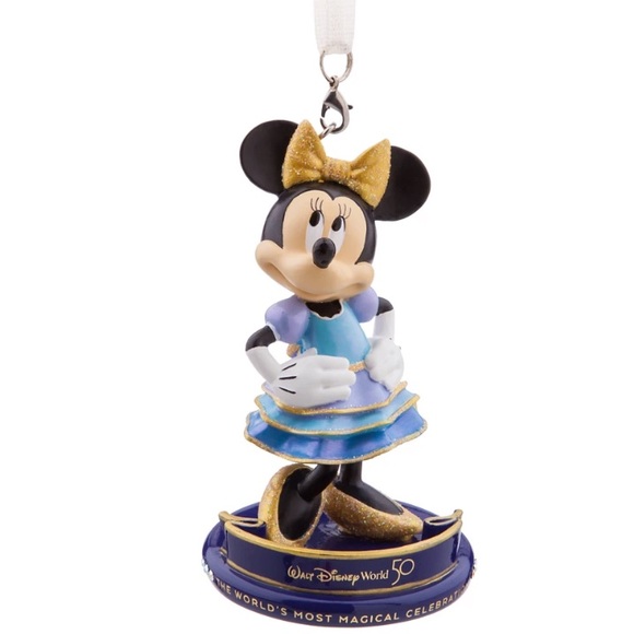 Disney Other - LAST ONE IN CLOSET!!! Walt Disney 50th Anniversary Minnie Mouse Figural Ornament